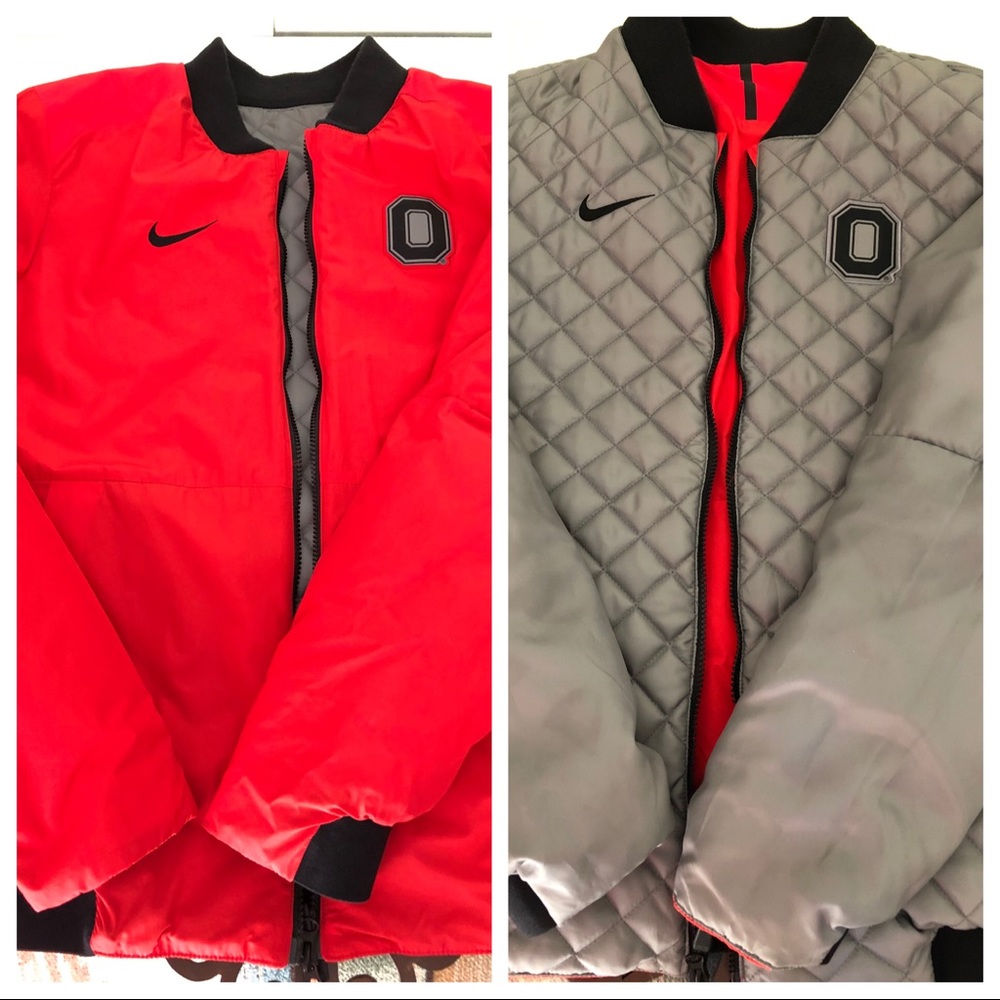 Nike OSU Men’s Reversible Quilted Zip Jacket